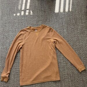 Sonoma Brown Long Sleeve Tee Classic Crew
